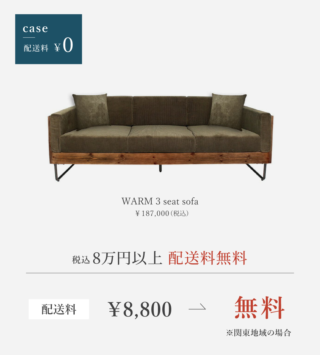 配送料キャンペーン 適用例1