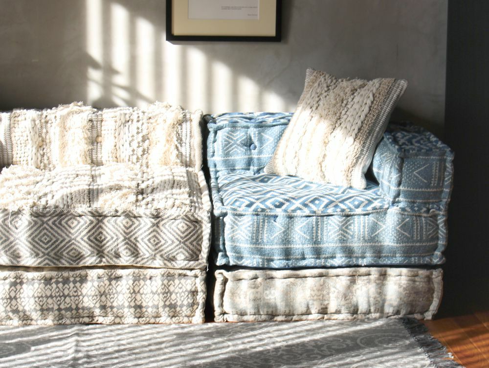 キャンペーン対象】ブロック マルチ ザブ オットマン LEM ホワイト - a