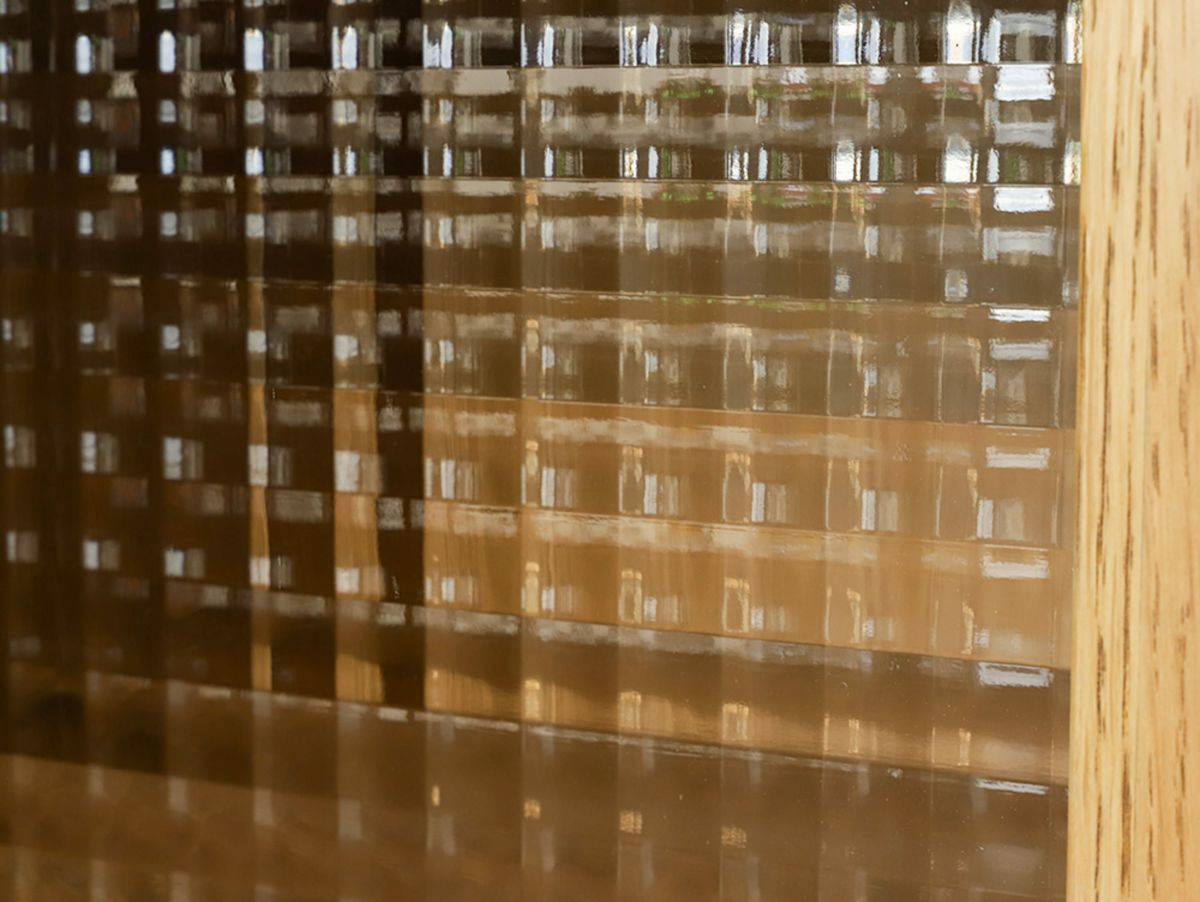 a.depeche cadeal slide glass cabinet low / アデペシュ カデル