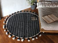 【新品未使用】アデペシュa.depeche cotton rug 丸ラグ cotton rug コットンラグ a.depeche アデペシュ/綿