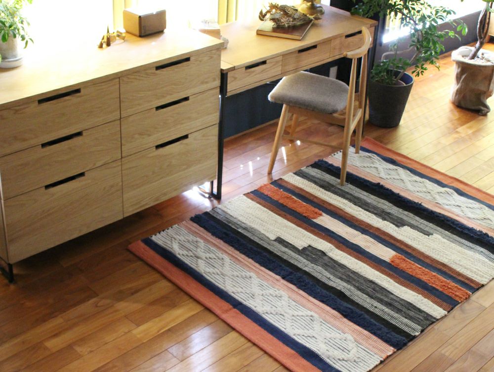 コットン ウール ラグ 2160 レクタングル | 家具・インテリア a