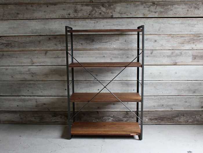 アイアンシェルフ アイアンスクエアウォールシェルフ M | AXCIS ONLINE