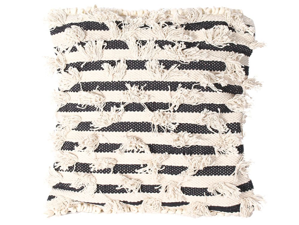 マクラメ クッションカバー ポイントグラス