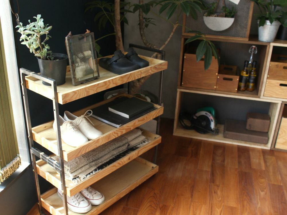 取扱終了]プロック DIY クラフト パイルド シェルフ - a.depeche