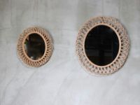 ロッタ ラタン ミラー エリプス L | 家具・インテリア a.depeche