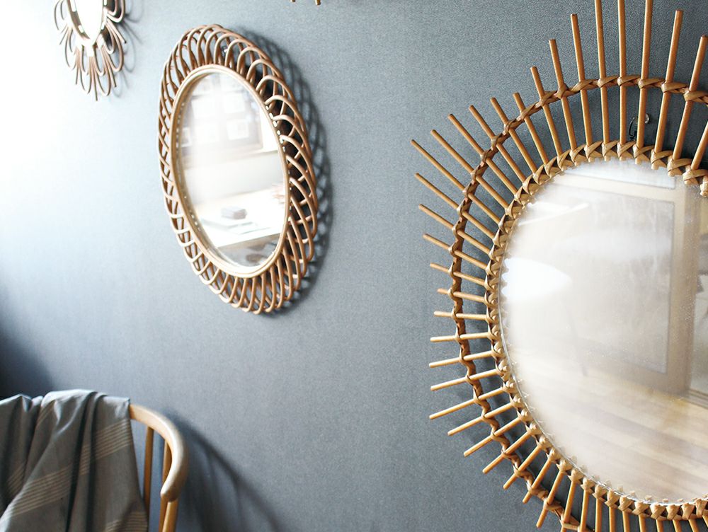 ロッタ ラタン ミラー ソレイル L | 家具・インテリア a.depeche