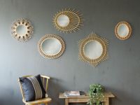 ロッタ ラタン ミラー ソレイル S | 家具・インテリア a.depeche