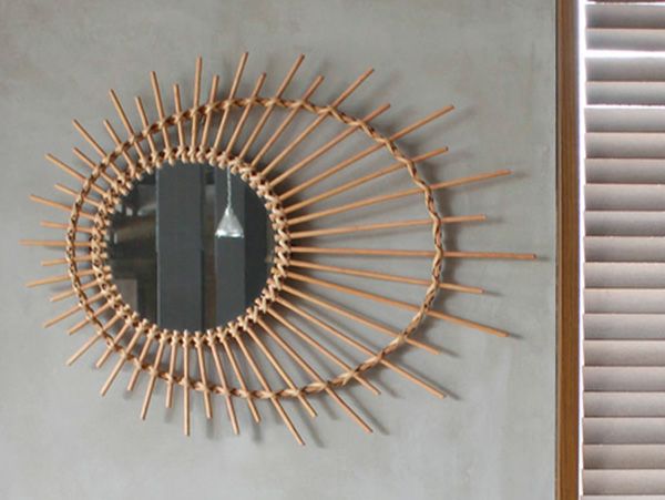 早いもの勝ち！アデペシュ　rotta rattan mirror 3個セット 早いもの勝ち！アデペシュ rotta rattan mirror 3個セット