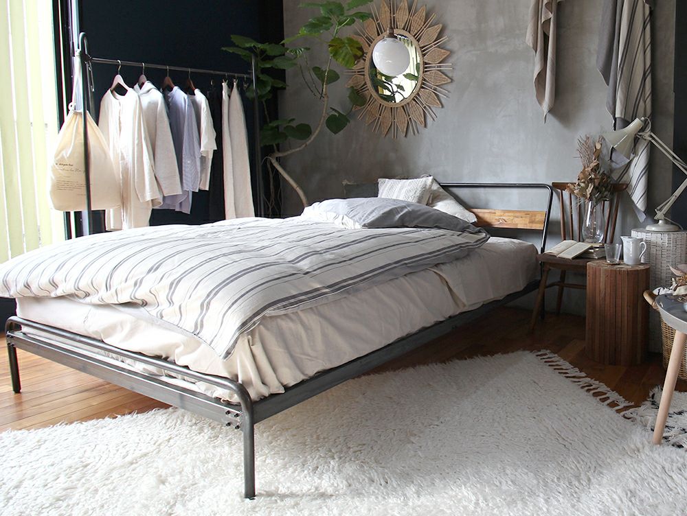 パシフィックファニチャー ベッドフレーム 有り得 ダブル DH BED  