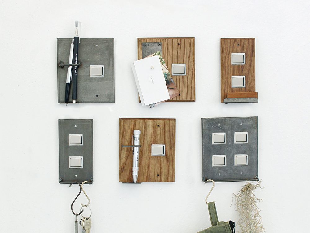 ウッド ハングバー スイッチプレート ワイド | 家具・インテリア a