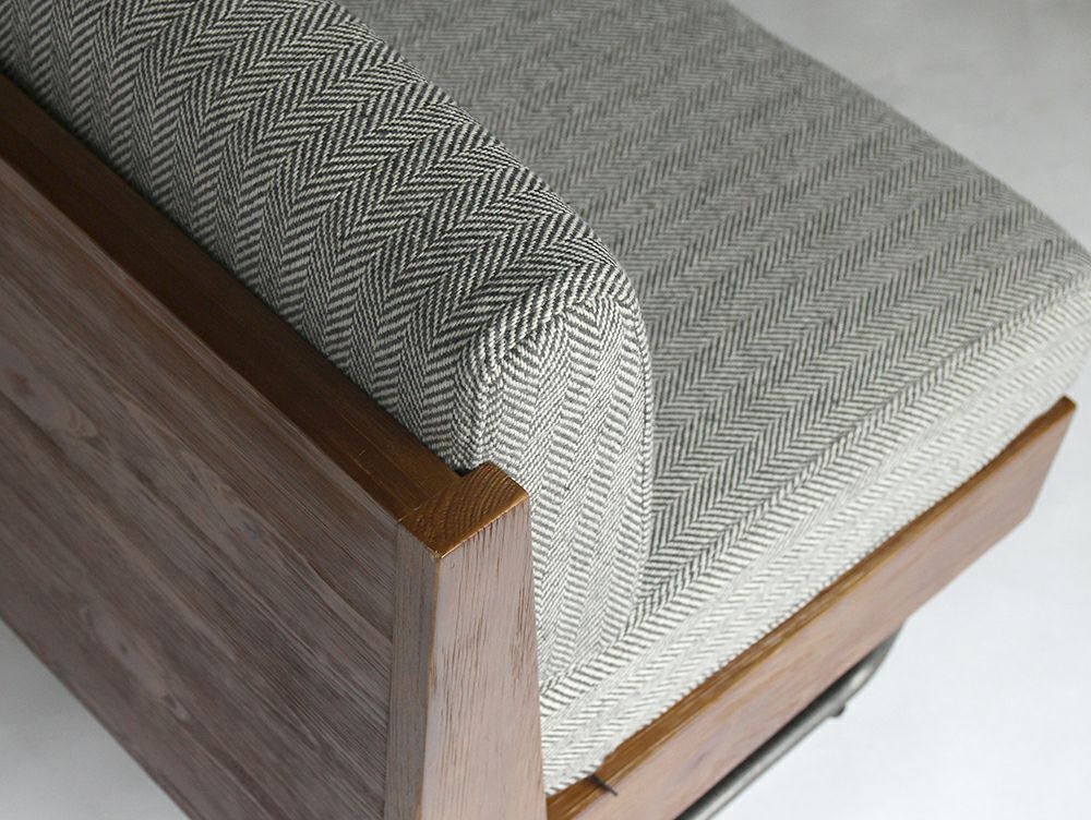 取扱終了][新仕様] ウォーム LD ソファ アームレス ヘリンボーン - a