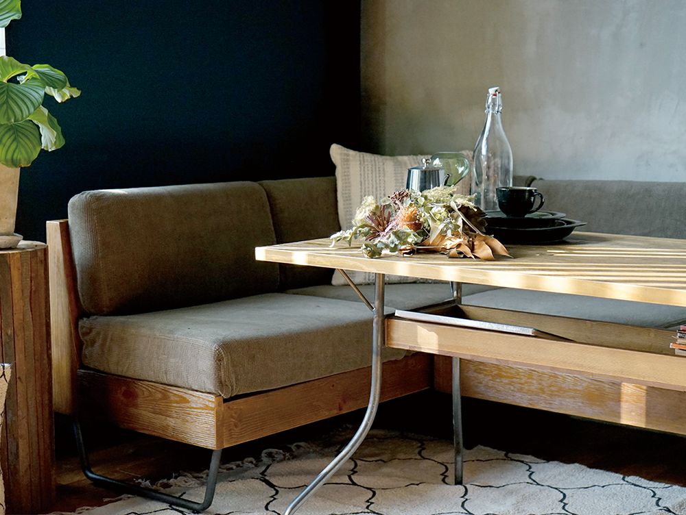 新仕様] ウォーム LD ソファ ライト/レフトアーム ダークカーキ/ブルー  