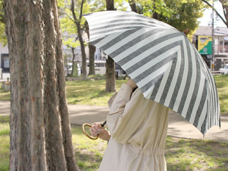 シュールメール 日傘 折り畳み式 太ストライプ | 家具・インテリア a