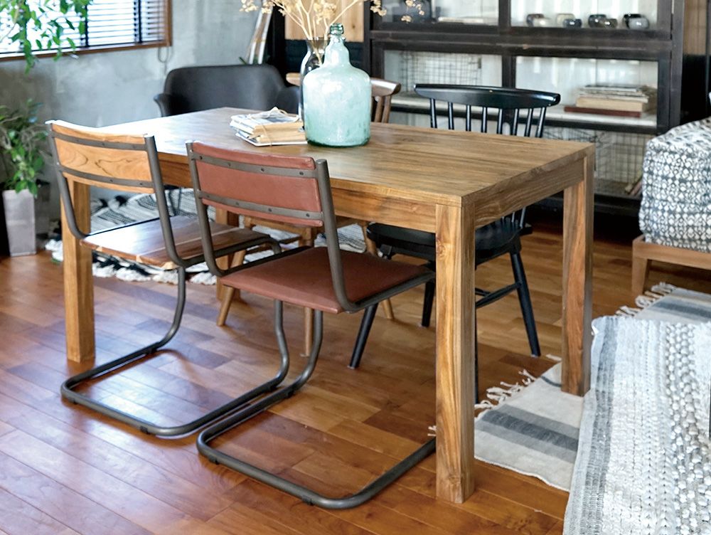 オールド チーク テーブル 1500使用イメージ01