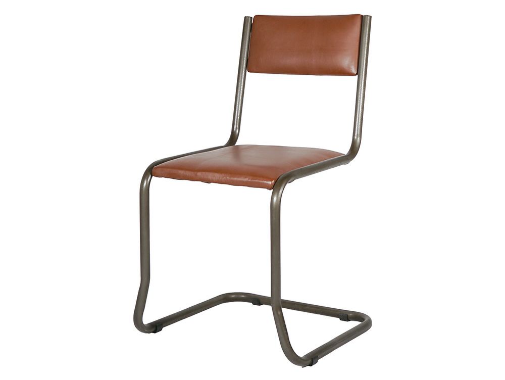 取扱終了]インノーチェ スプリング チェア ゴートレザー - a