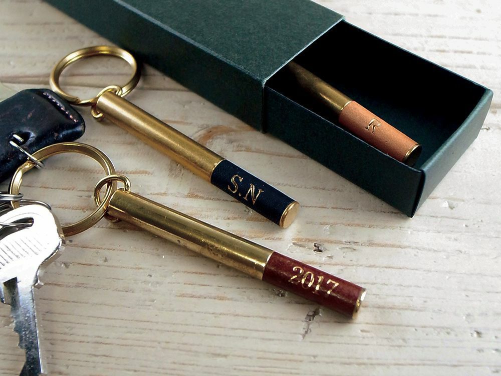 受注生産] ピクス ブラス ルームナンバー キーホルダー 無垢