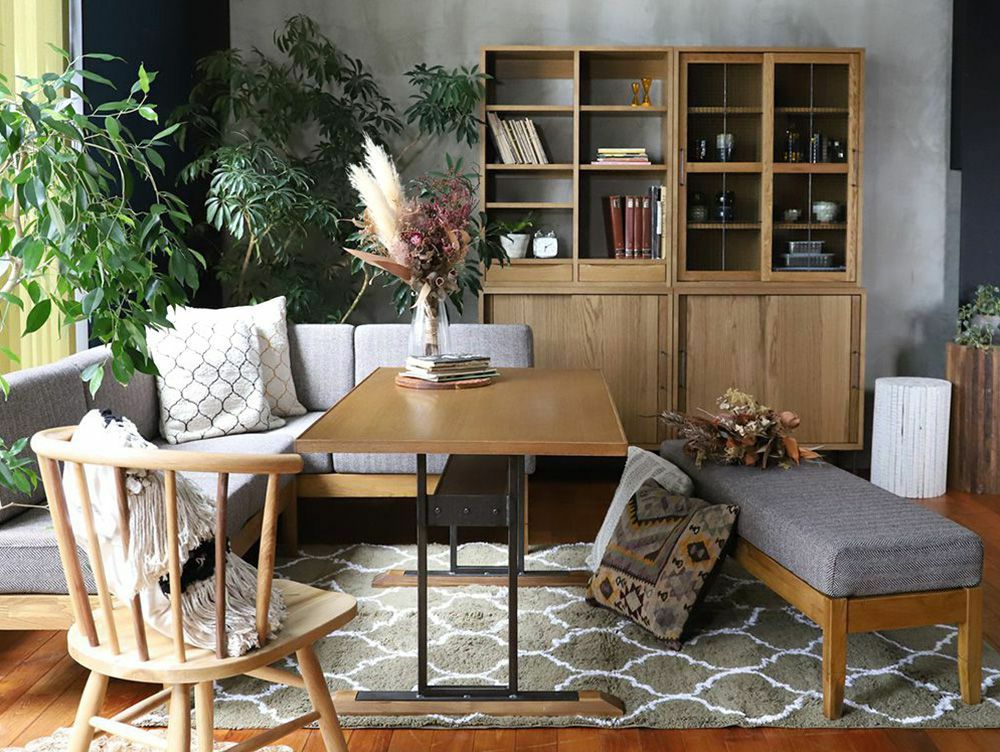 カデル ブックケース ガラスドア