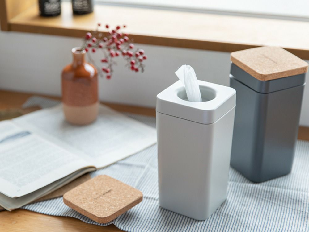 サラサデザイン ウェットティッシュ スタンド コルク蓋 ケース