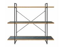 ③棚の上部分 20％OFF対象】ポル オープンシェルフ 3ラック マットブラック