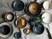 風車 深皿 ネイビー | 家具・インテリア a.depeche(アデペシュ)