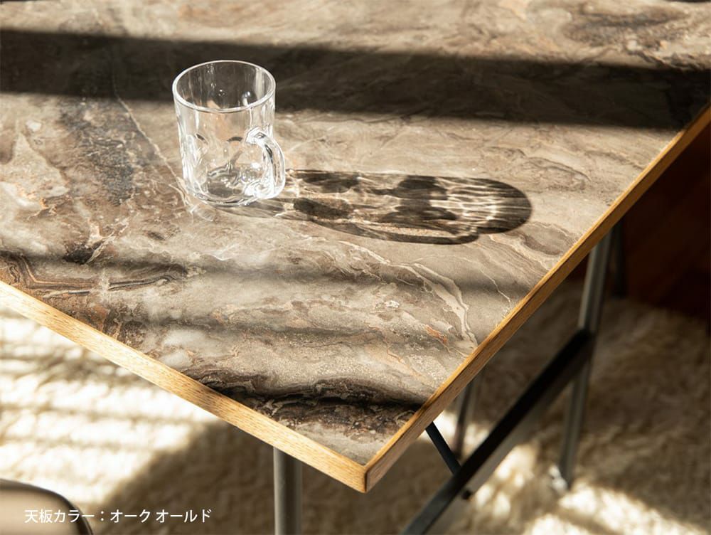 ポル ダイニングテーブル 1450 マットブラック