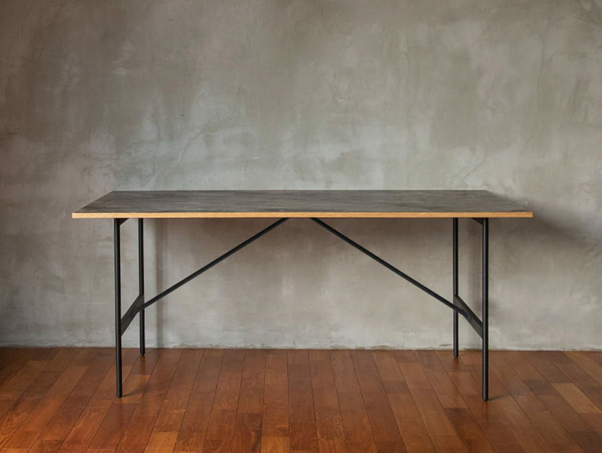 ポル ダイニングテーブル 1600 マットブラック