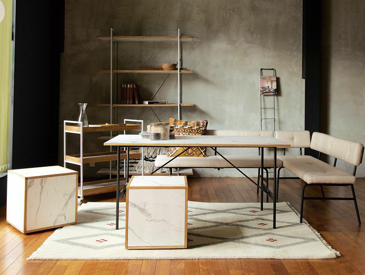 ポル ブロック キャスター スツール