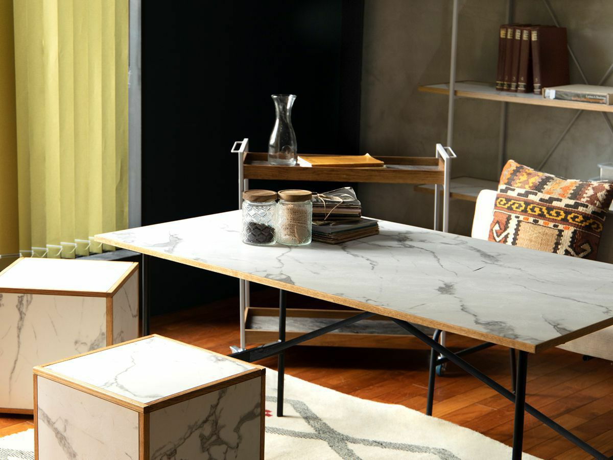 ポル ブロック キャスター スツール