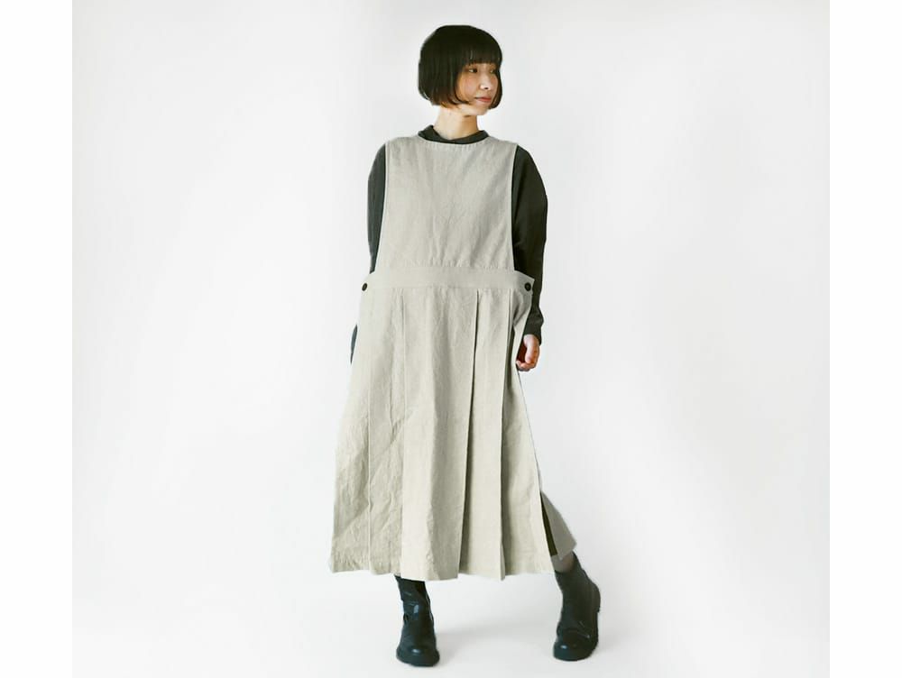 取扱終了]2way エプロン ワンピース - a.depeche(アデペシュ)｜家具