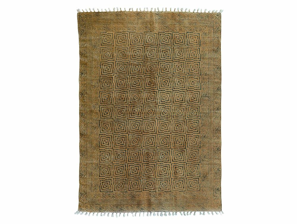 【新品未使用】アデペシュa.depeche cotton rug 丸ラグ a.depeche cotton rug 2154 / アデペシュ コットン ラグ 2154