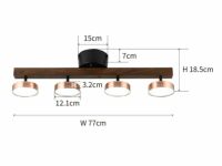 スワン電器 ルマーニ4 シーリングライト | 家具・インテリア a.depeche(アデペシュ)