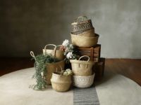 鳥籠 決算セール10%OFF]ちどり産業 レトロチック い草バスケット 11