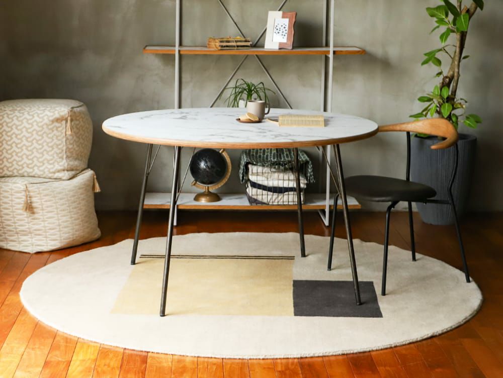 10％OFF】キャンティ ラウンドテーブル 1200 - a.depeche(アデペシュ)