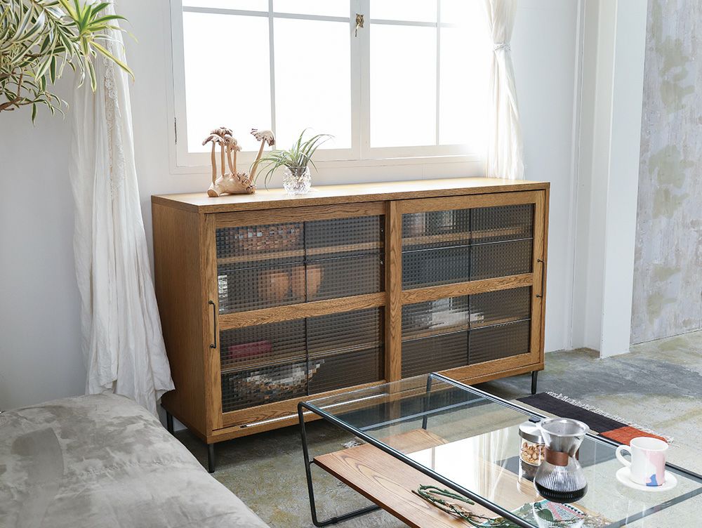 カデル スライドガラスローボード 1500 - a.depeche(アデペシュ)